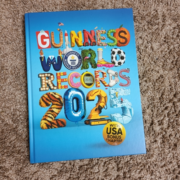 Guinness Book of World Records 2025 Hardcover Book - Picture 2 of 4